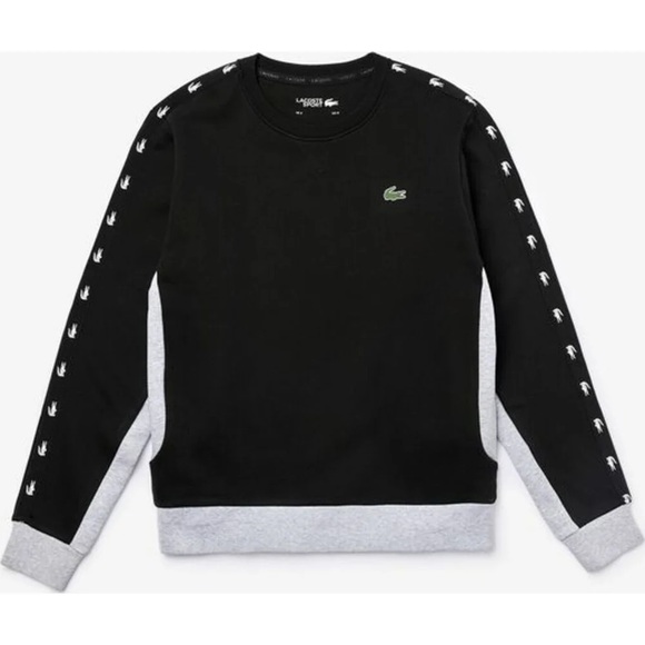 Lacoste Other - Lacoste Graphic Logo Tape Crewneck Sweatshirt